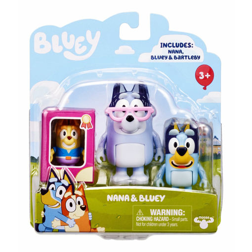 Picture of Bluey S6 Figure 2 Pack - Nana & Bluey